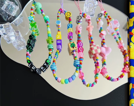 米珠挂链 手机挂链耳机挂链钥匙链包链相机挂...