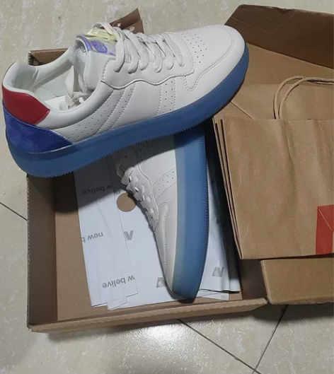 41-42码新百伦男鞋空军同款旅游鞋 原包...