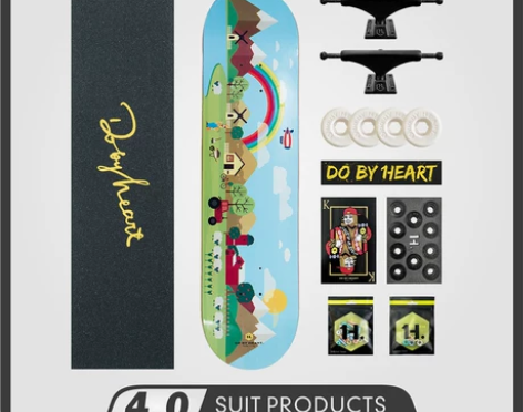 DBH专业滑板双翘滑板男女生滑板青少年公路...