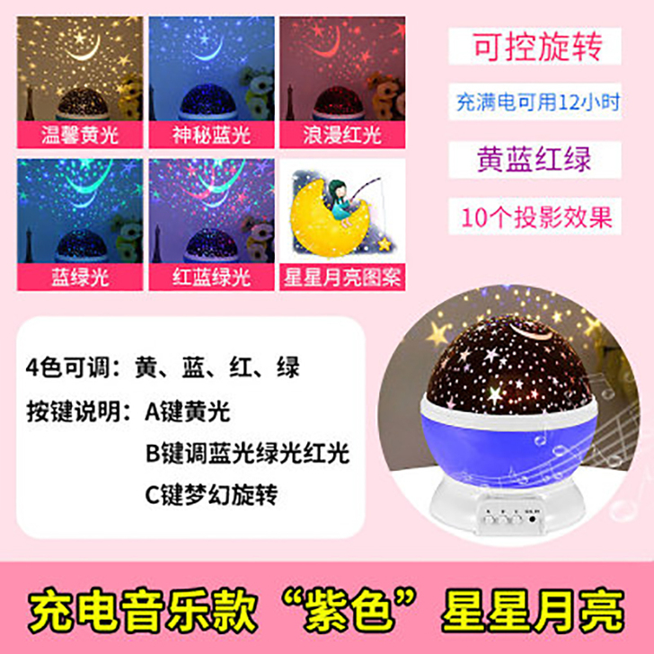 星空灯投影灯仪少女心卧室创意满天星梦幻儿童...