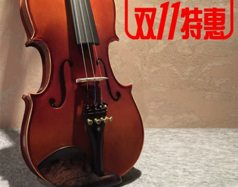 德因美手工实木初学者小提琴初学者成人儿童小...