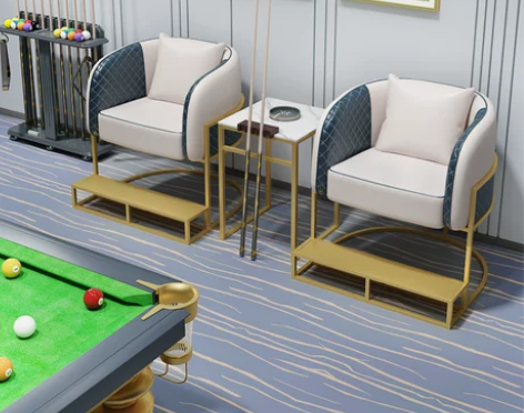 台球厅 北欧轻奢高端台球沙发观球椅子桌球专