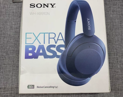 索尼WH-XB910N无线头戴式降噪蓝牙耳...