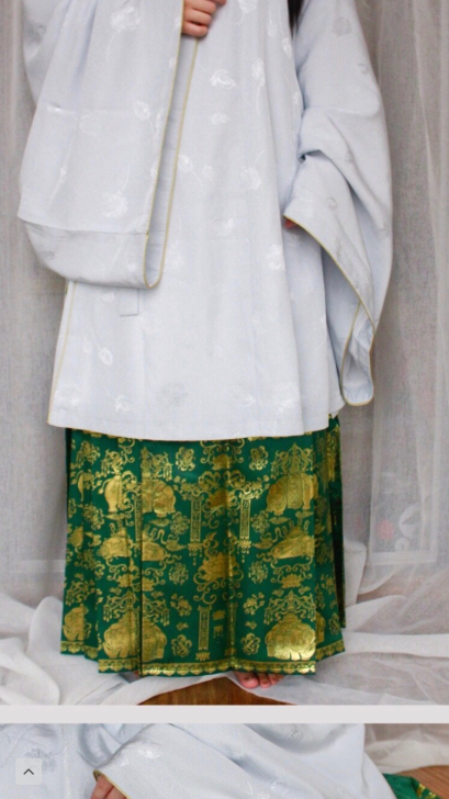 求购兰若庭汉服 太平有象马面裙 M，红色（...