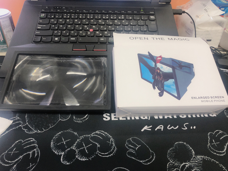 5D手机伸缩放大器手机屏幕高清放大器屏幕放...