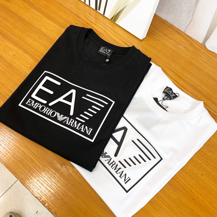 Armani短袖T恤男EA7立体3D印花阿...