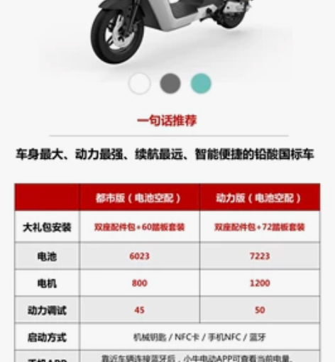 小牛电动 G6T 都市版，动力版，动力十足...