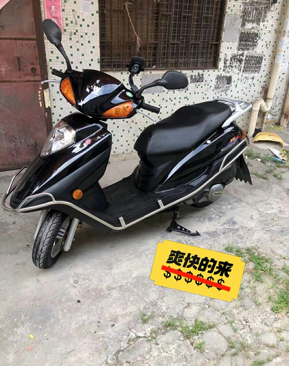 出台个人自用摩托车豪爵踏板摩托车整车