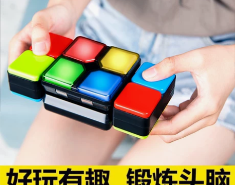 正版电子百变音乐魔方智能网红解压磨方正品儿...
