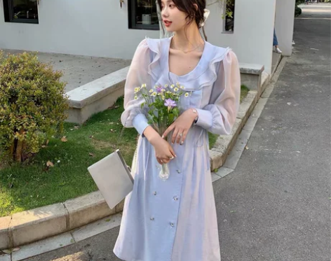 MALI 新洛可可式拉夫领变奏~荷叶卷边纱...