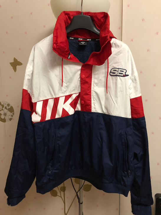 耐克/Nike 梭织半拉链连帽卫衣外套夹克