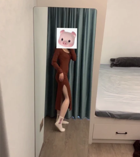 断舍离！标价一套直拍～侧边开叉显腿长丨春秋...