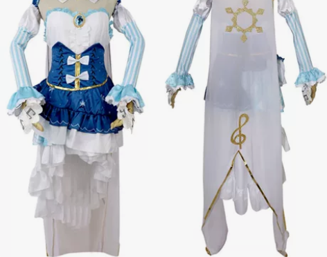雪初音公主cos服初音未来cos服 雪初音...