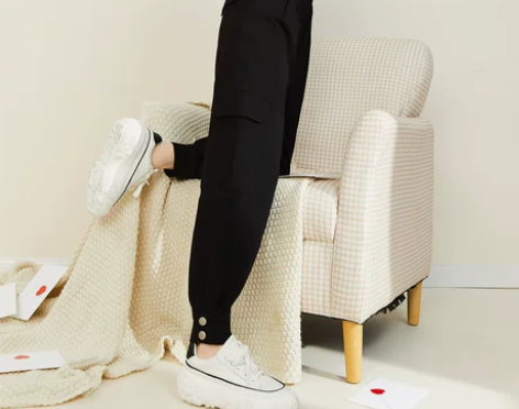 【狂欢价】阔色潮酷工装休闲裤女2020秋冬...