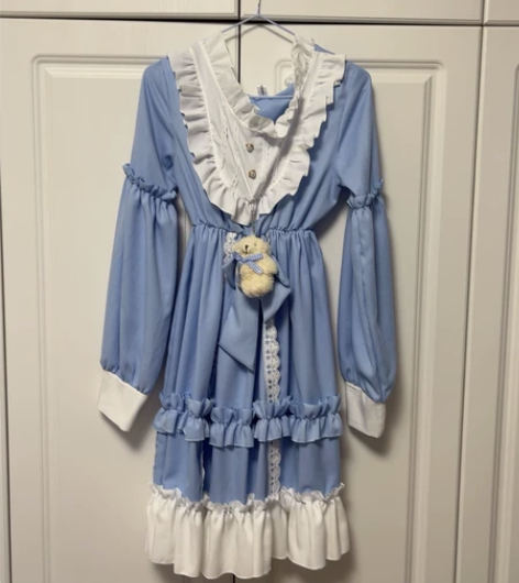 出 洛丽塔甜美少女洋装一件 可议价