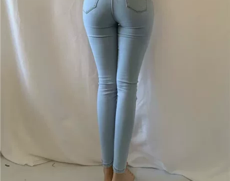 新款蜜桃裤女弹力铅笔裤紧身超高腰翘臀修身三...