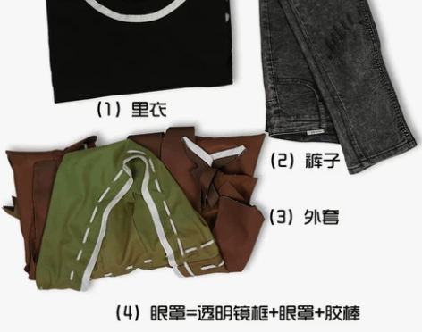 多肉君 第五人格COS服含眼睛 医生园丁奈...