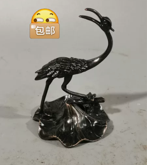 仿古仙鹤香插 沉香檀香炉家用室内盘香线香创...