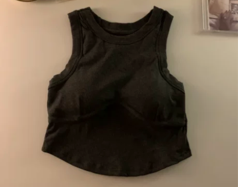 法式短款别致小吊带背心女夏季外穿运动风打底...