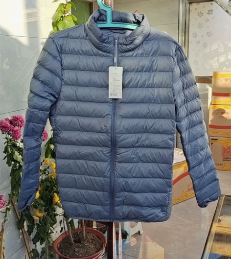 品牌：京东京造男士精选90白鹅绒立领羽绒服...