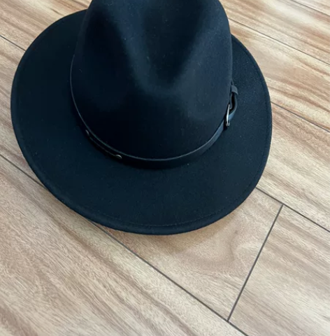 真享英伦风羊毛礼帽，全新，可调节5457C...