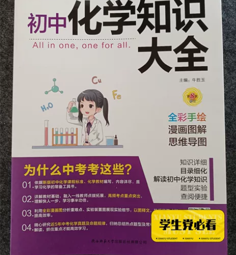 初中化学知识大全 彩页 质量超好! 全彩手...