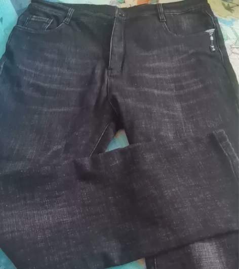 男士牛仔裤加绒黑色38尺码，基本全新 感兴...