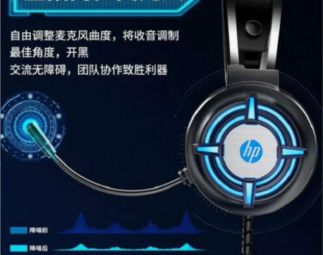 惠普/HP H120G有线游戏电竞RGB发...