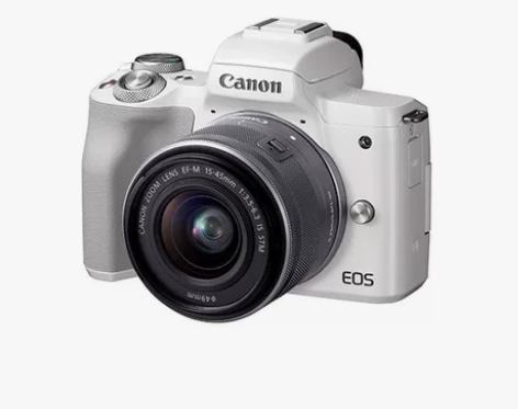 白色 佳能微单M50一代 佳能入门级单反