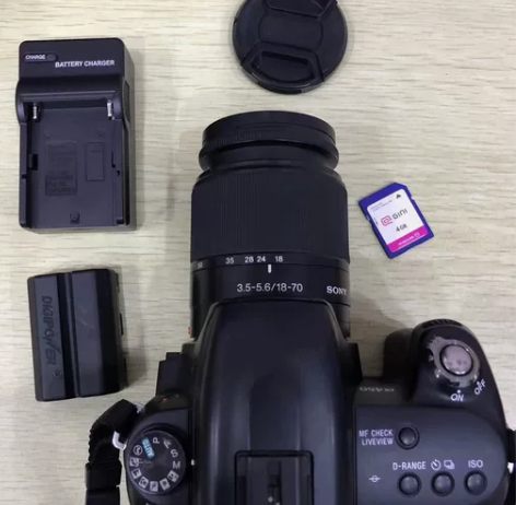 索尼a450单反套机带18 70mm镜头，...