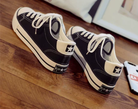 帆布鞋 帆布鞋夏季秋鞋女ulzzang百搭...