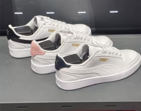 彪马PUMA Shuffle黑白色深蓝色经...