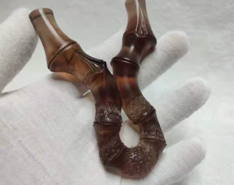 新品环氧树脂水晶雕刻大眼飞虎竹节弹弓扁皮个...