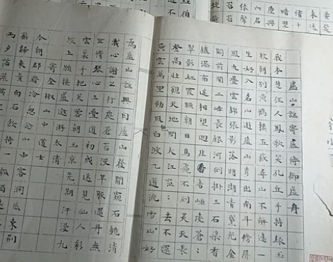 天津名家王学仲先生早年小楷精品，有收藏章一...