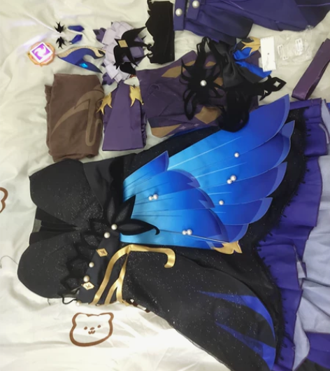 【换瑶瑶】次元依刻晴海灯节皮肤霓裾翩跹 次...