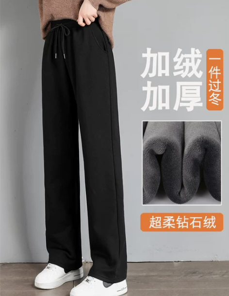 休闲裤女 休闲裤子运动裤女2022秋冬显瘦...