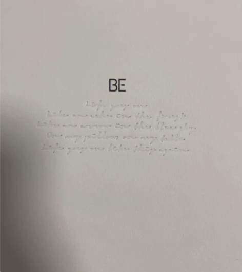 防弹少年团 bts 专辑 BE 仅拆封 内...