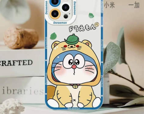 哆啦A梦小米11情侣手机壳红米K50电竞天...