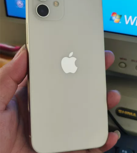 苹果12国行128g白色 5g双卡双待，女...