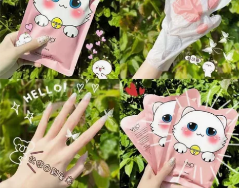 烟酰胺猫爪手膜美手白保湿嫩白去皱纹手套双手...