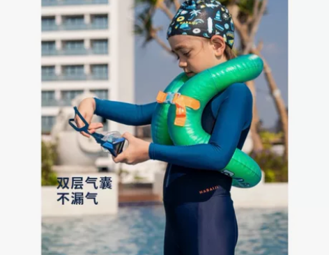 迪士尼游泳圈成人儿童同款游泳圈腋下圈加厚充...