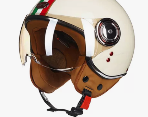 BEON B-110B摩托车复古头盔男女四...