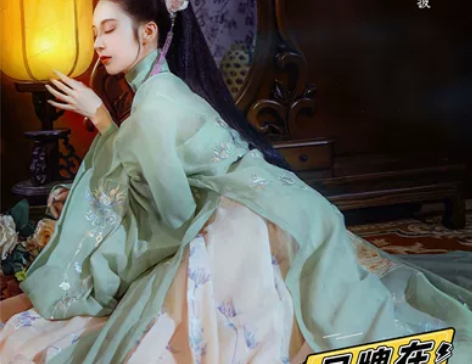 都城南庄绝版立领汉服【月凝香】L码，绣花真...