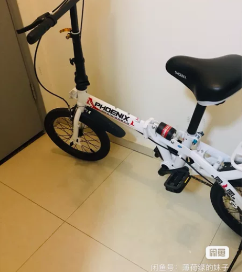 凤凰折叠自行车，16寸，单速，座椅这些都是...