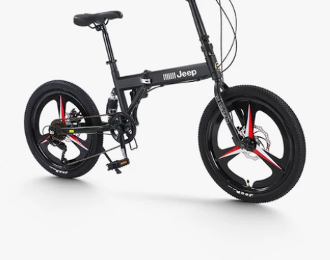 吉普Jeep折叠自行车 20寸 变速 碟刹...