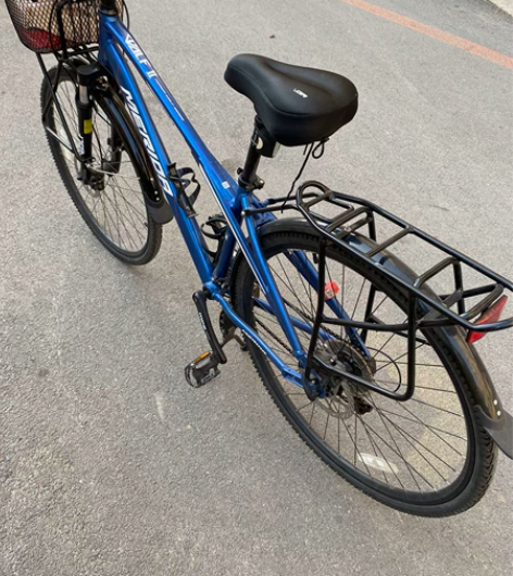 美利达旅行车 全铝框，给老人买的，就骑了一...