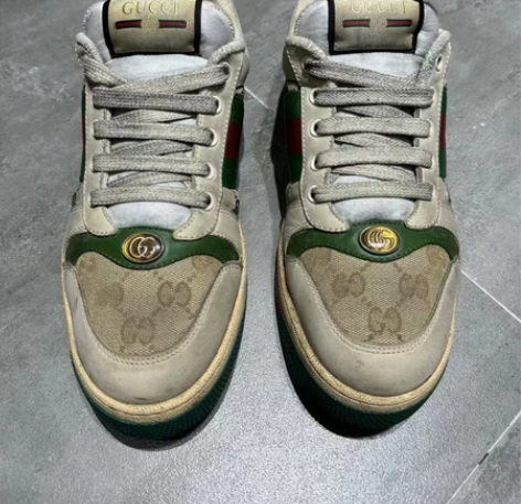 Gucci 做旧 脏脏鞋 Uk7.5 原盒...