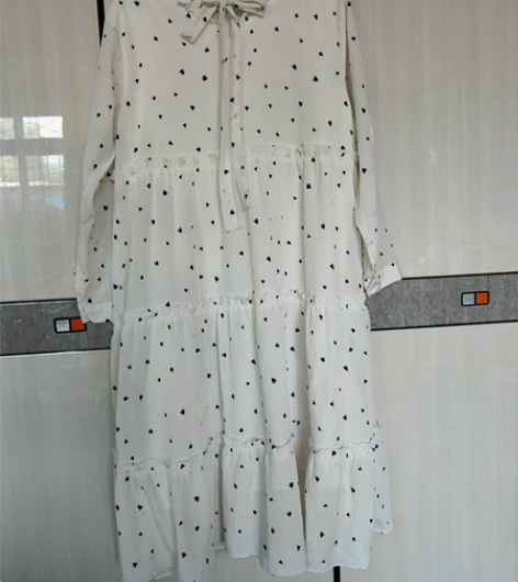 很仙的法国山本雪纺连衣裙早春超仙法式过膝…...