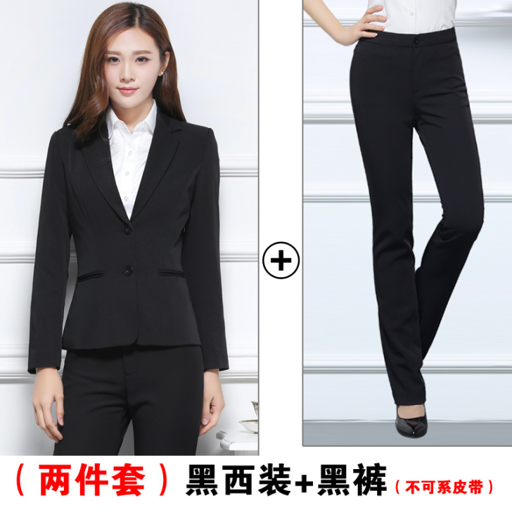 面试西装，秋冬职业装女装套装正装女装小西装...