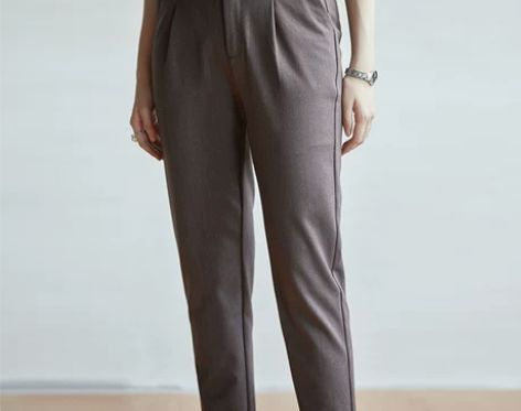 【风尚价】艺元素2020秋季新款休闲西装裤...